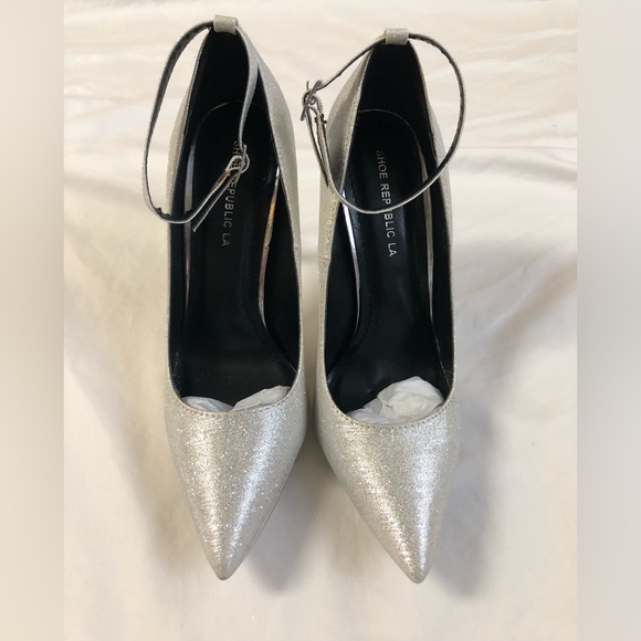 Shoe Republic high heel glitter pumps size: 8.5 - Picture 3 of 9